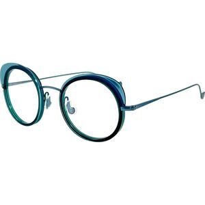 Caroline Abram Wiliana Womens Eyeglass Frame 621 Crystal Aqua